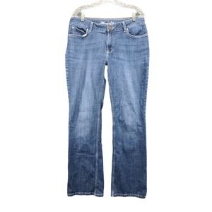Mens Wrangler Boot Cut Jeans Size 15/32 Blue Denim 17W 30.5 Inseam